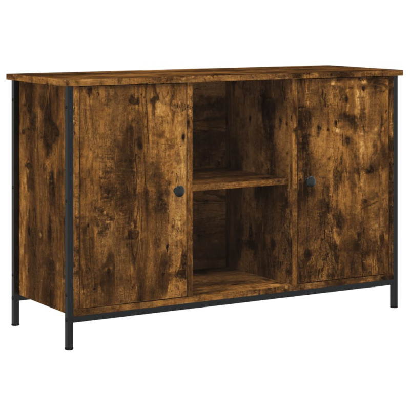 Szafka pod TV, przydymiony dąb, 100x35x65 cm