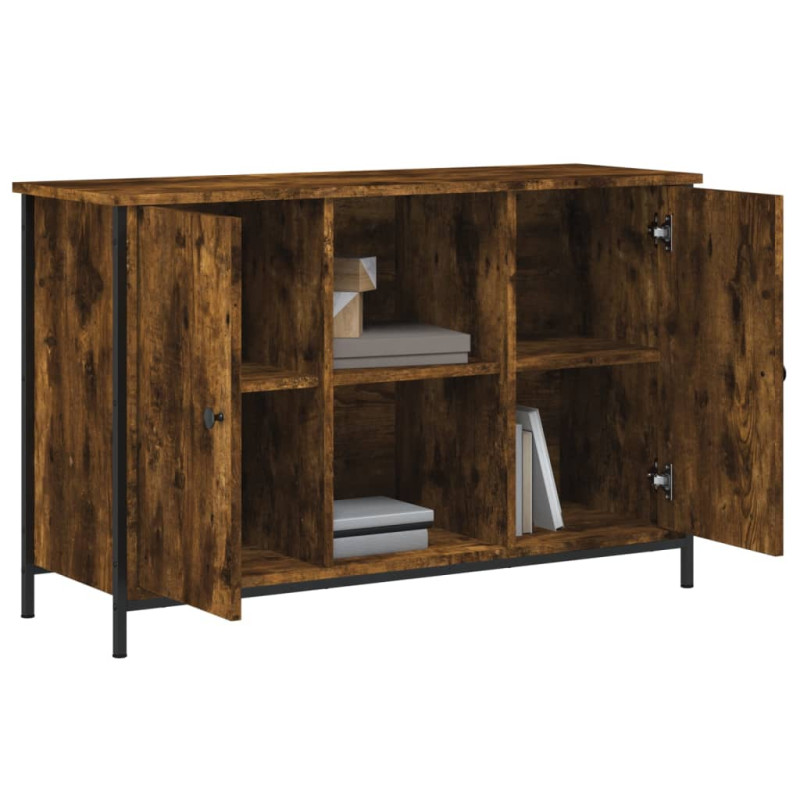 Szafka pod TV, przydymiony dąb, 100x35x65 cm