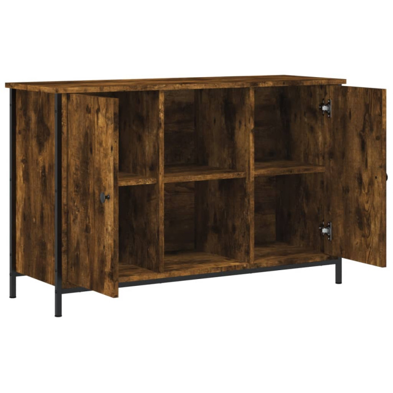 Szafka pod TV, przydymiony dąb, 100x35x65 cm