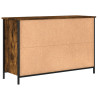Szafka pod TV, przydymiony dąb, 100x35x65 cm