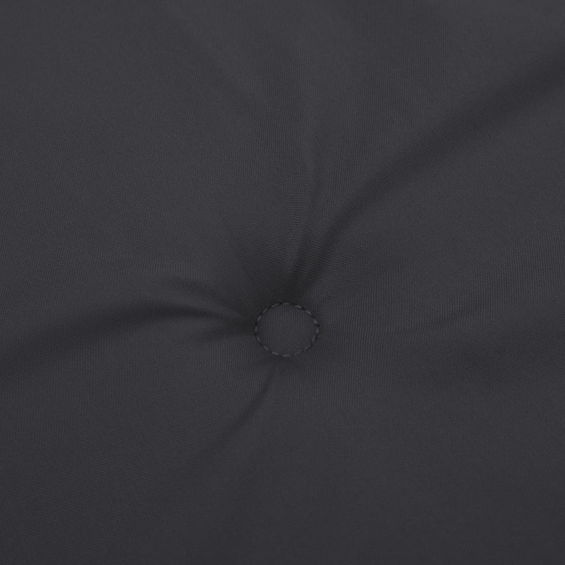 Poduszki na krzesła ogrodowe, 2 szt., czarne, 100x50x3 cm