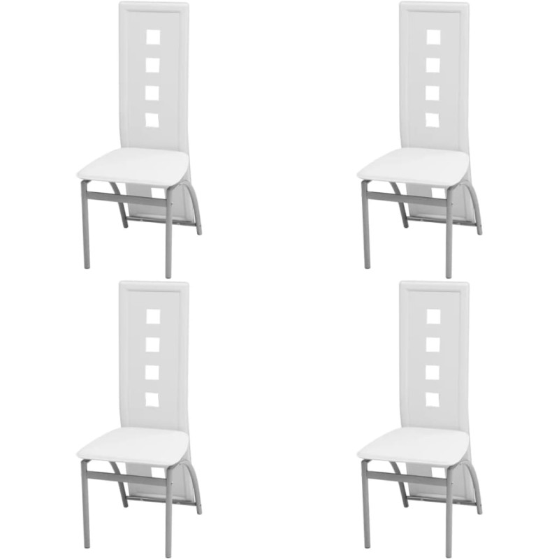 Zestaw mebli do jadalni - 5 elementów Biały