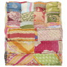 Puf modułowy, patchwork, tkanina