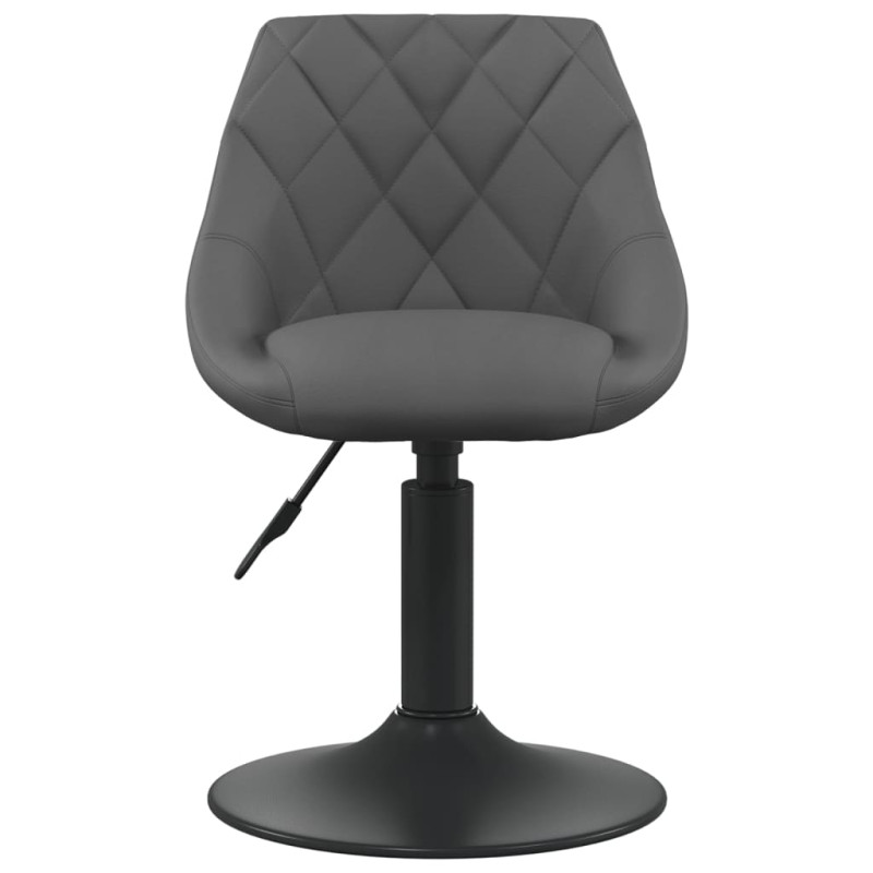 Stołek barowy, ciemnoszary, obity aksamitem