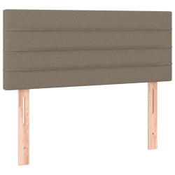 Zagłówek do łóżka, taupe, 90x5x78/88 cm, tkanina