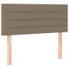 Zagłówek do łóżka, taupe, 100x5x78/88 cm, tkanina