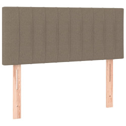 Zagłówek do łóżka, taupe, 90x5x78/88 cm, tkanina