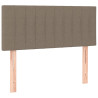 Zagłówek do łóżka, taupe, 90x5x78/88 cm, tkanina