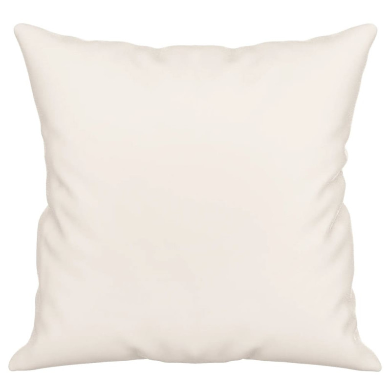 Poduszki ozdobne, 2 szt., beżowe, 40x40 cm, mikrofibra