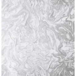 DUTCH WALLCOVERINGS Tapeta Liquid Marble, szara