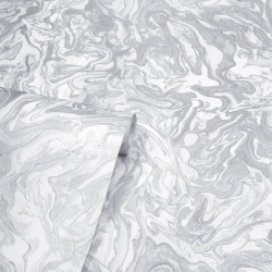 DUTCH WALLCOVERINGS Tapeta Liquid Marble, szara