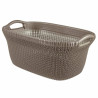 CurverKosz na pranie Knit, 40 L, metaliczny brąz