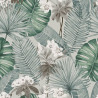 DUTCH WALLCOVERINGS Tapeta Eden, szaro-jasnozielona