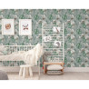 DUTCH WALLCOVERINGS Tapeta Eden, szaro-jasnozielona