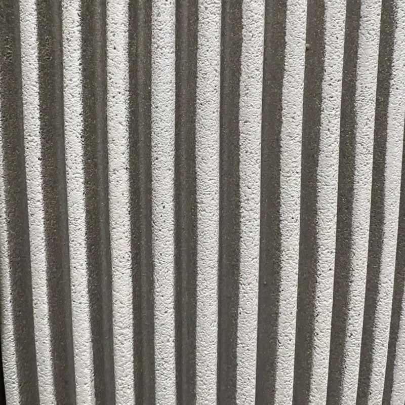 Capi Elegancka donica Groove, 34x46 cm, kolor kość słoniowa