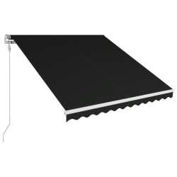 Automatycznie zwijana markiza, 350x250 cm, antracytowa