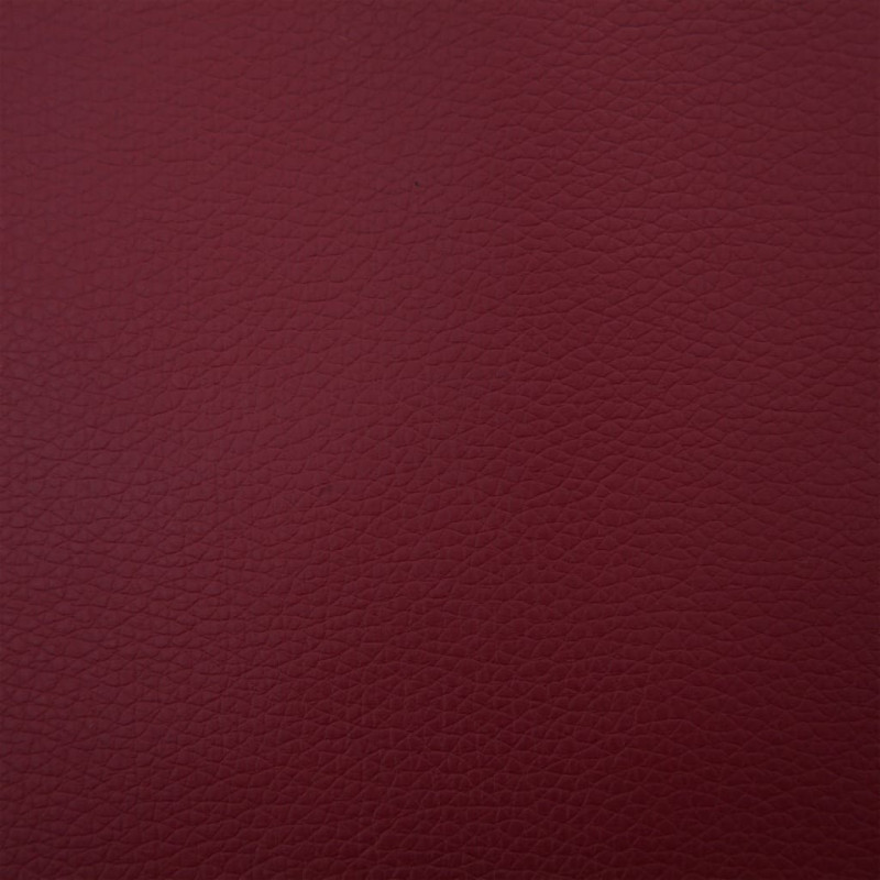 Szezlong masujący, czerwone wino, sztuczna skóra