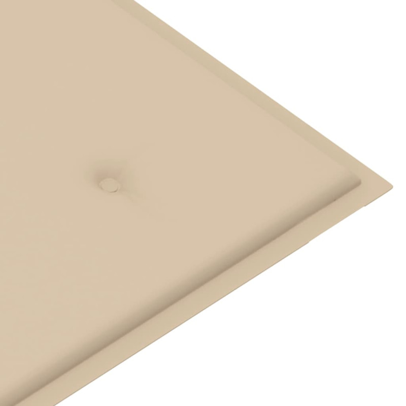 Ławka ogrodowa z poduszką, 120 cm, lite drewno akacjowe