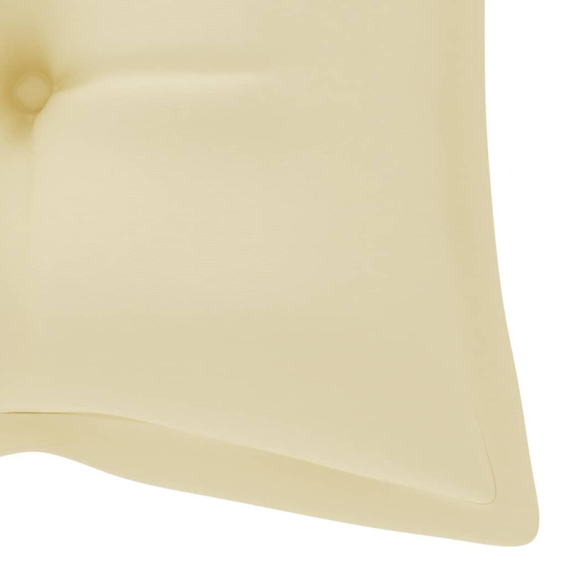 Ławka ogrodowa z poduszką, 120 cm, lite drewno akacjowe