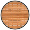 7-częściowa sofa ogrodowa z poduszkami, rattan PE, czarna