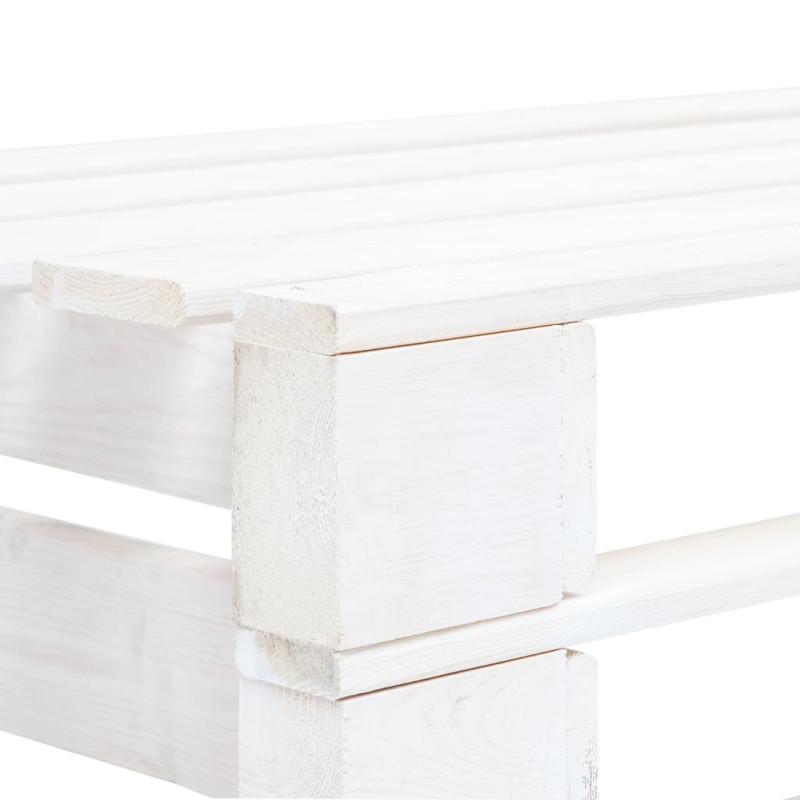 Ogrodowa sofa środkowa z palet, impregnowane drewno sosnowe