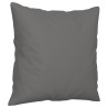 2-osobowa sofa z poduszkami, ciemnoszara, 120 cm, mikrofibra