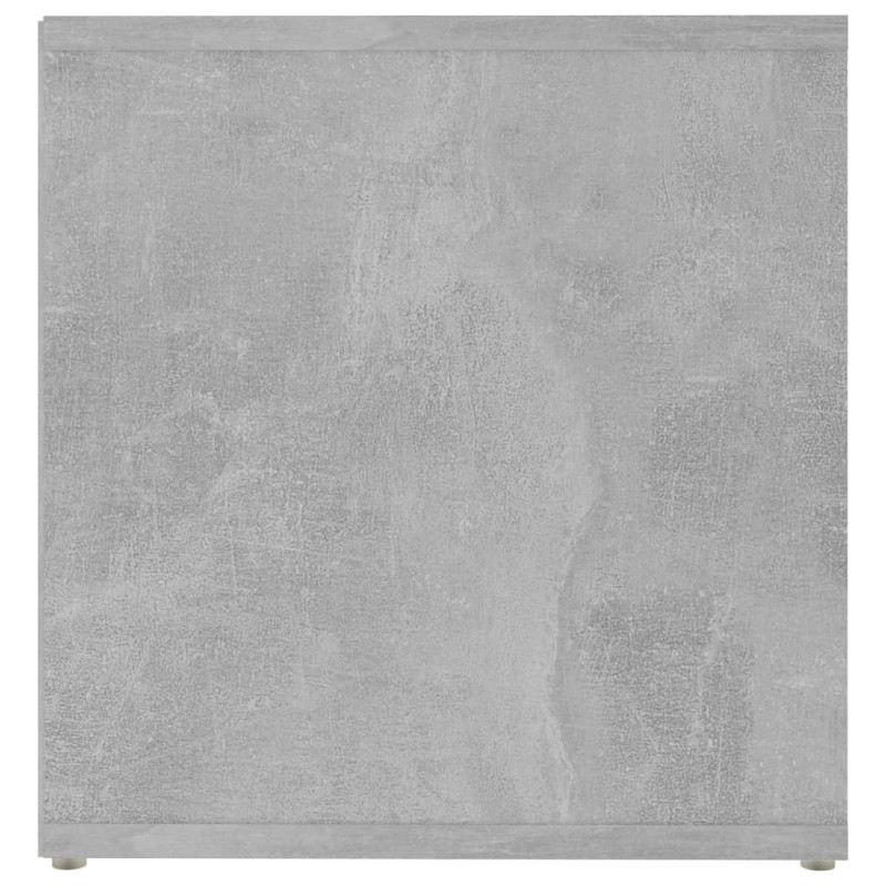 Szafki TV, 2 szt., szarość betonu, 72x35x36,5 cm, płyta wiórowa