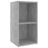 Szafki TV, 2 szt., szarość betonu, 72x35x36,5 cm, płyta wiórowa
