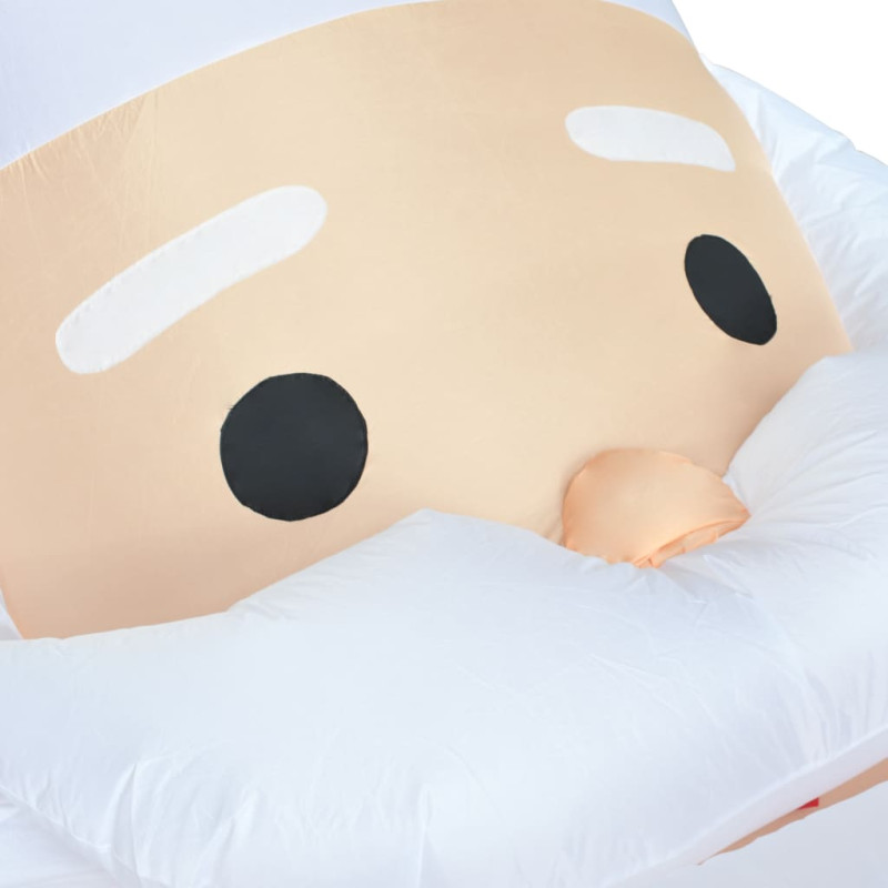 Nadmuchiwany Mikołaj z LED, dekoracja świąteczna, IP44, 4,5 m