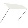 Markiza zwijana z LED, 250 x 150 cm, kremowa