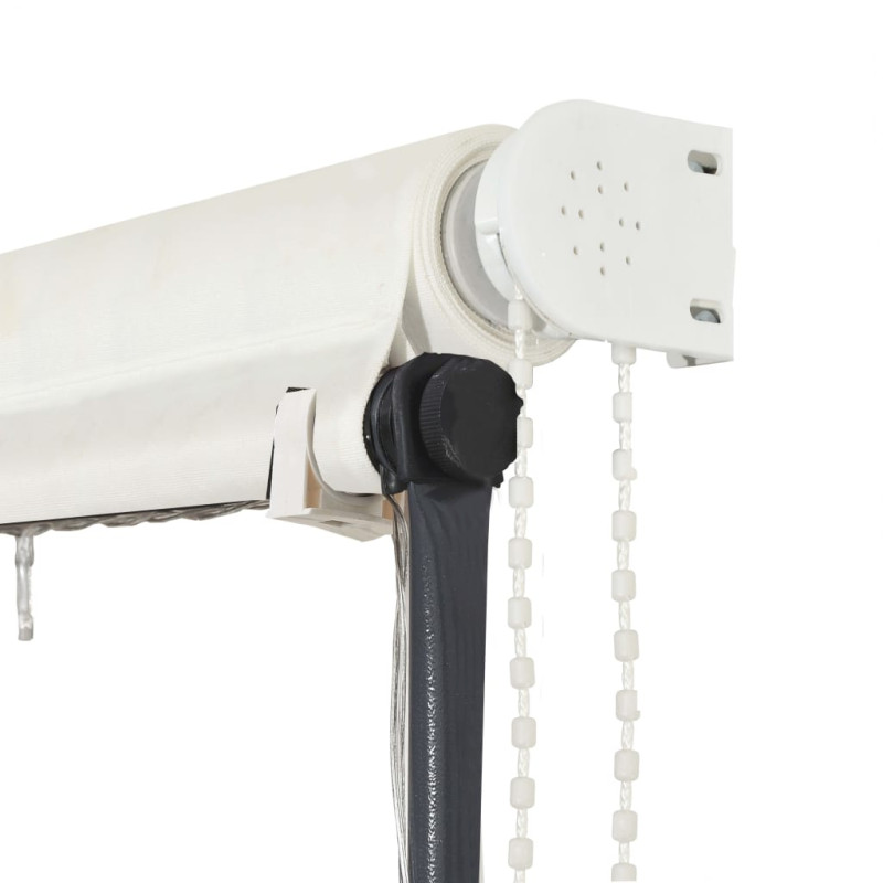 Markiza zwijana z LED, 250 x 150 cm, kremowa