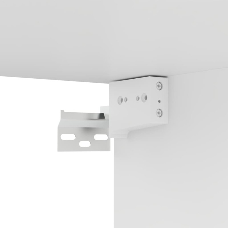 Szafka TV, biała, 80x30x30 cm, materiał drewnopochodny