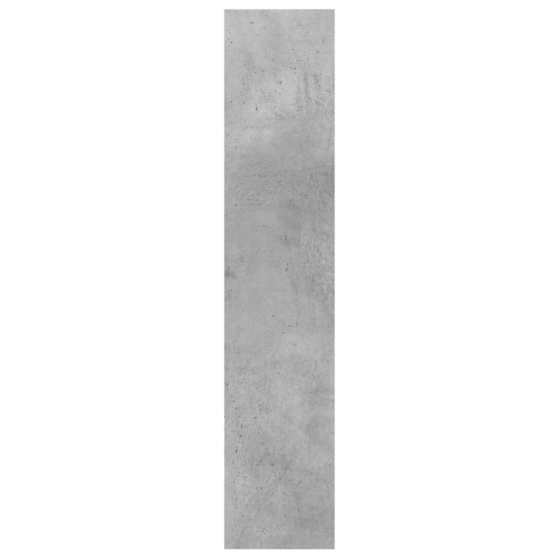 Półka ścienna, szarość betonu, 90x16x78 cm