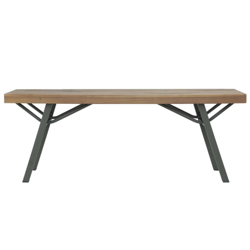 Ławka ogrodowa, 120 cm, lite drewno akacjowe