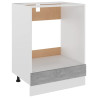 Szafka na piekarnik, szarość betonu 60x46x81,5 cm
