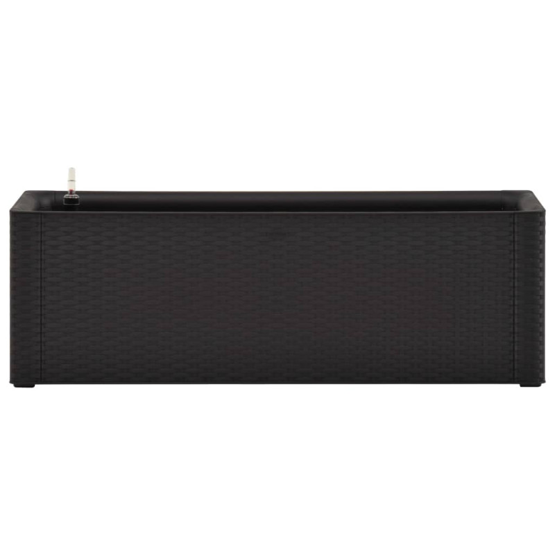 Podwyższona donica z systemem podlewania, antracyt, 100x43x33cm
