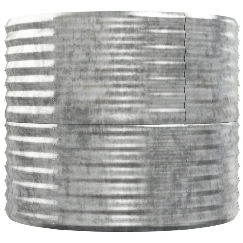Podwyższona donica, malowana proszkowo stal 152x80x68 cm