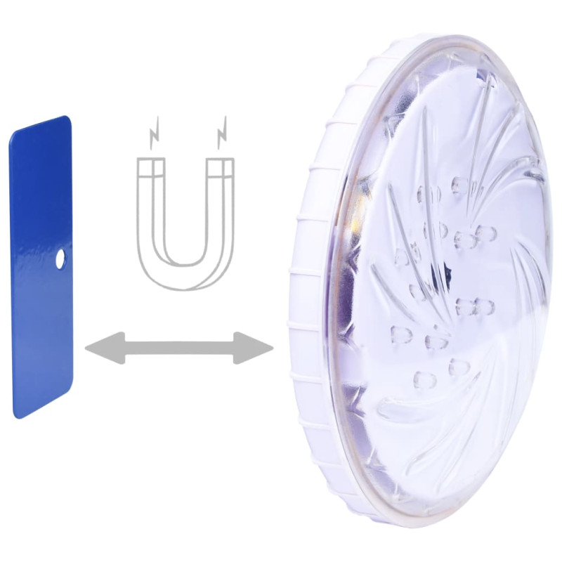 Zatapialna lampa basenowa LED z pilotem, biała