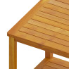 Stolik boczny z litego drewna akacjowego, 45 x 45 x 45 cm