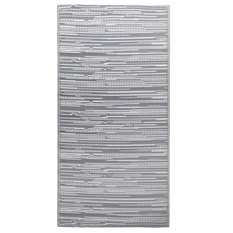 Dywan na zewnątrz, szary, 160x230 cm, PP