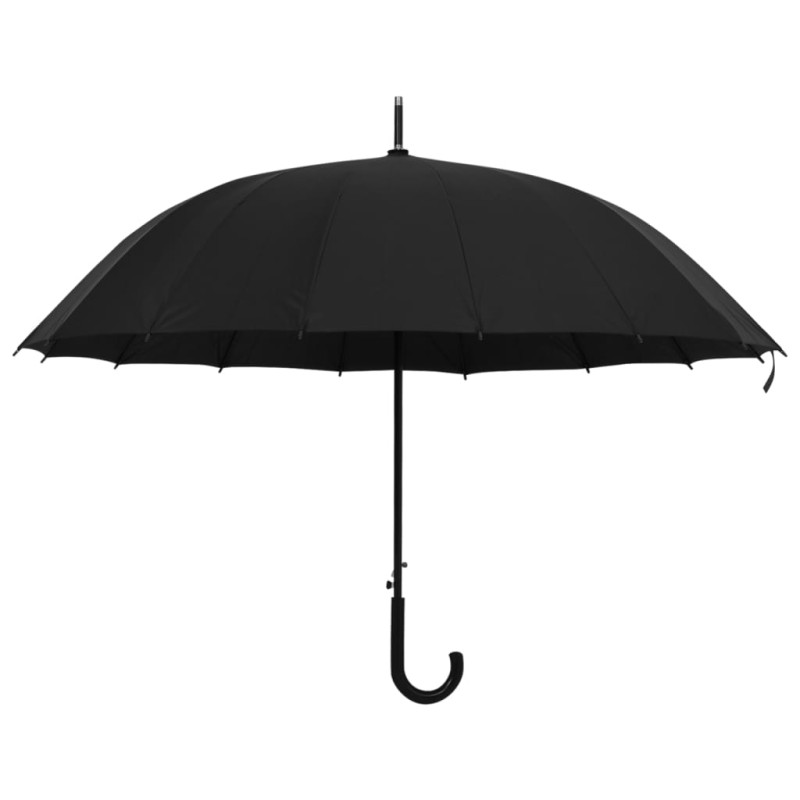 Parasolka automatyczna, czarna, 120 cm