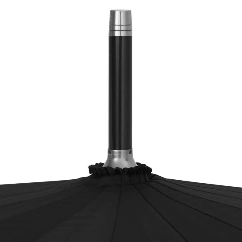 Parasolka automatyczna, czarna, 120 cm