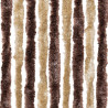 Zasłona przeciwko owadom, beż i jasny brąz, 100x220 cm, szenil