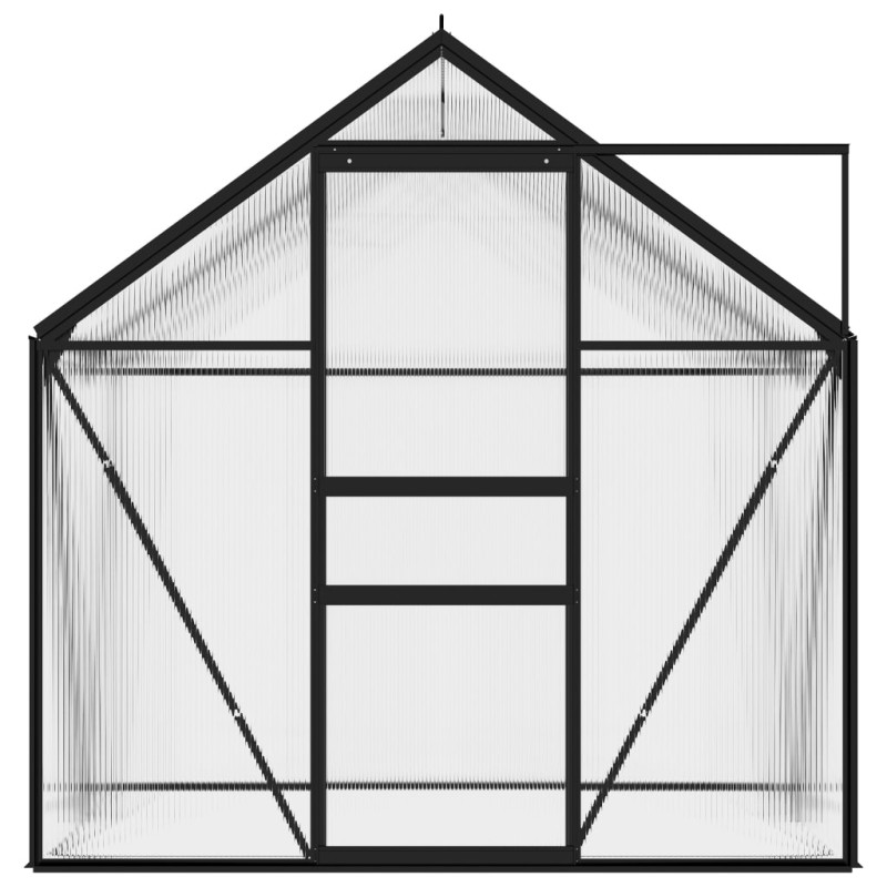 Szklarnia, antracytowa, aluminium, 2,47 m²