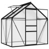 Szklarnia, antracytowa, aluminium, 2,47 m²