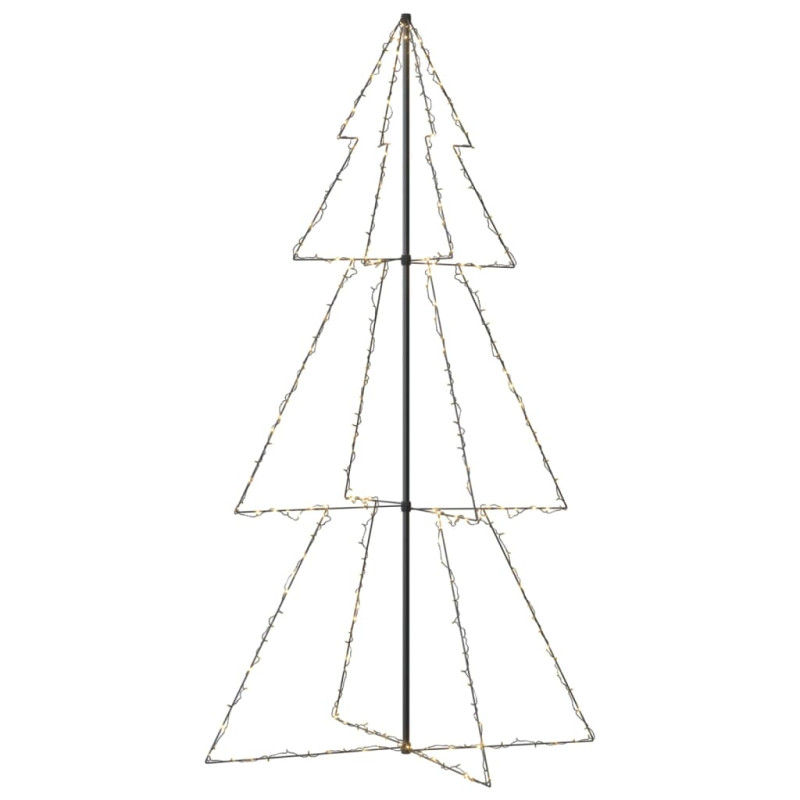 Ozdoba świąteczna LED w kształcie choinki, 300 LED, 120x220 cm