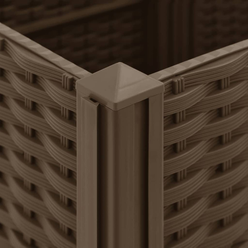 Donica do podniesionej rabaty, 120x40x38 cm, polipropylen