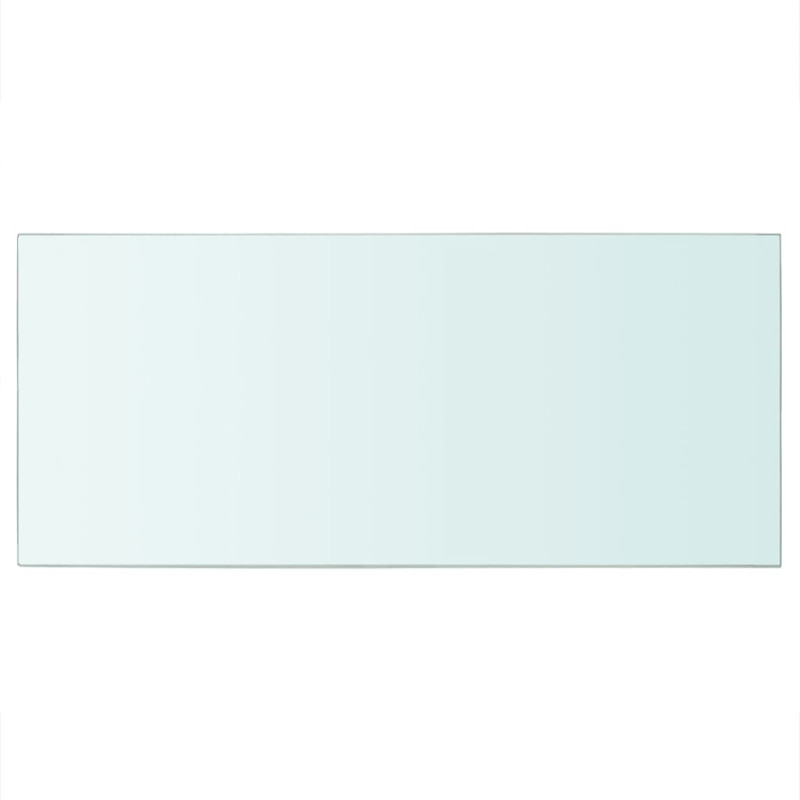 Półka szklany, bezbarwny panel, 50x25 cm