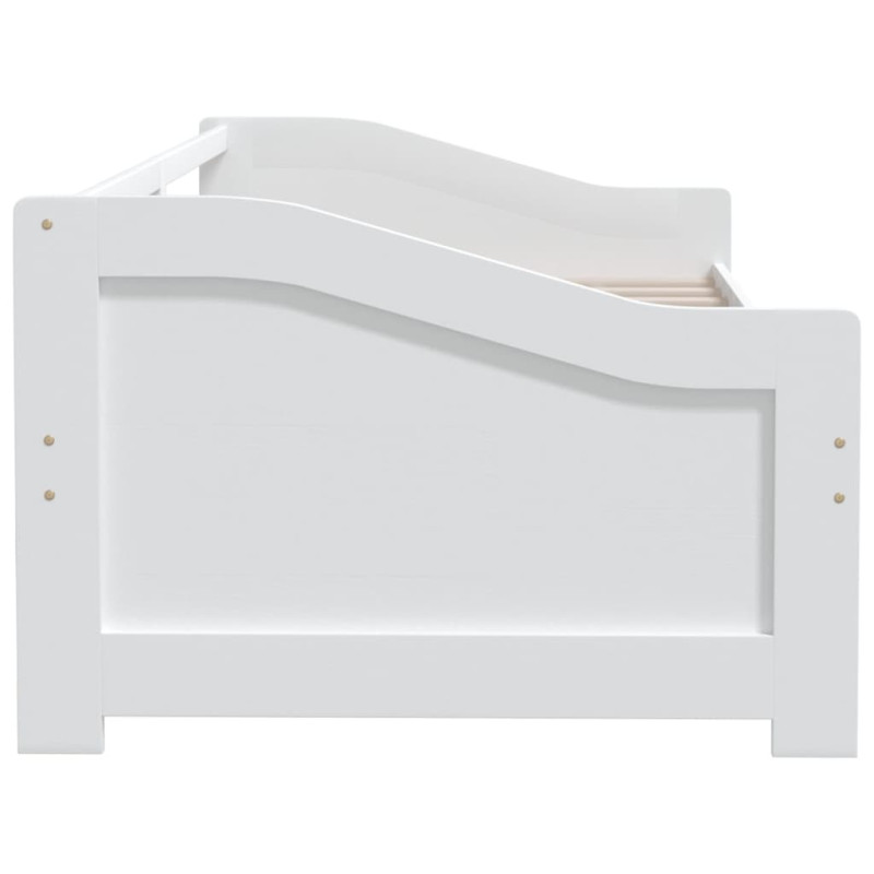 3-osobowa sofa/łóżko, biała, drewno sosnowe, 90 x 200 cm