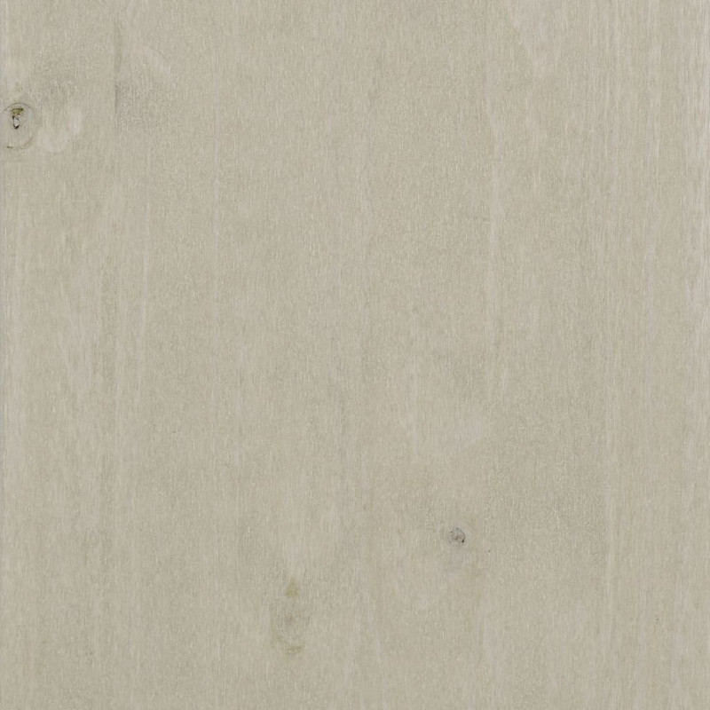 Szafka HAMAR, biała, 85x35x80 cm, lite drewno sosnowe